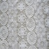100% cotton chemical lace embroidered fabric