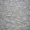 100% cotton chemical lace embroidered fabric