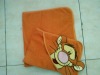 100% cotton child hooded towel with embroidered tiger