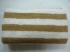 100% cotton color striped woven Jacquard bath towel