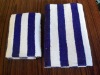 100%cotton color stripes sports larger bath towel