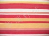 100% cotton colorful stripe  jersey fabric