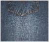 100% cotton cross hatch denim fabric, slub denim fabric