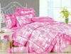 100% cotton custom printed bed sheets