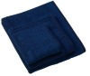 100% cotton dark blue jacquard set towel