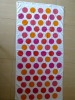 100% cotton dot reactive printed beach towel