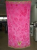 100% cotton double jacquard beach towel