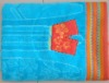 100%cotton double jacquard beach towel with embroidery