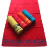 100% cotton double jacquard velour beach towel