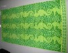 100% cotton double jacquard velour beach towel