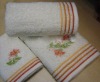 100% cotton embrodiery towel with border
