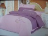 100%cotton embroidered 4pcs bedding set