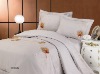 100%cotton embroidered 4pcs bedding set
