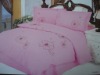 100%cotton embroidered 4pcs bedding set