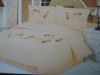 100%cotton embroidered 4pcs bedding set