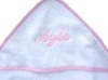 100% cotton embroidered baby hooded towels