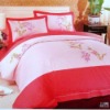 100% cotton embroidered bedding set