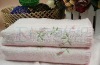 100%cotton embroidered face towel