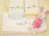 100 cotton embroidered face towels