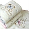 100%cotton embroidered face towels for kids