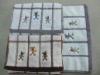 100% cotton embroidered towel