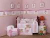 100% cotton embroidery baby bedding set