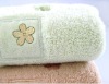 100% cotton embroidery bath towel