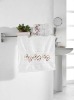 100% cotton embroidery bath towel with border