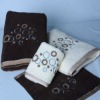 100% cotton embroidery bath towels