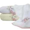 100% cotton embroidery bath towels