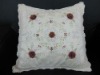 100% cotton embroidery cushion