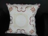 100% cotton embroidery cushion cover