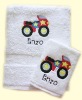 100% cotton embroidery face towel