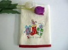 100% cotton embroidery face towel