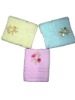 100% cotton embroidery face towel