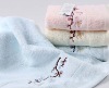 100% cotton embroidery face towel