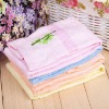 100% cotton embroidery face towel with border