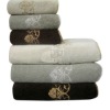 100% cotton embroidery face towels