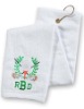 100% cotton embroidery golf towel