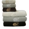 100% cotton embroidery hand towels