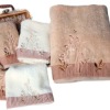 100% cotton embroidery hand towels