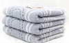 100% cotton embroidery jacquard bath towel