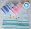 100%cotton embroidery jacquard face towel