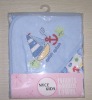 100% cotton embroidery ship baby hooded towel
