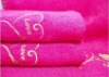 100 cotton embroidery towel fabric