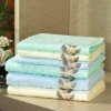 100% cotton embroidery towel set with border
