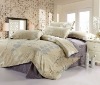 100% cotton fabric bedding jacquard bed set duvet cover home textile