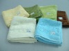 100 cotton face towel with border