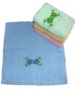 100% cotton face towel with embroidery