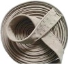 100% cotton flat ribbon with veins